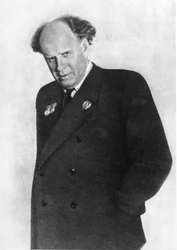 Sergei Eisenstein (1898-1948) ca. 1943, aus Serge Eisenstein, Reflexions dun Cineaste, veröffentlicht in Moskau, 1958